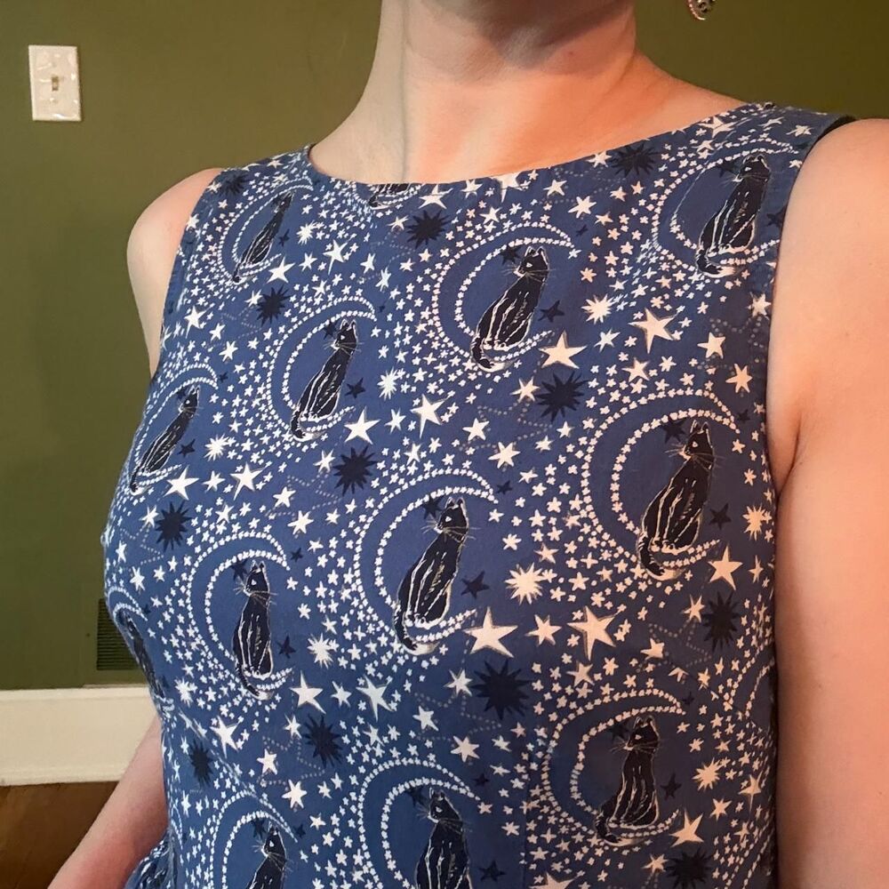 Unbranded Women's Blue and Navy Summer-dresses